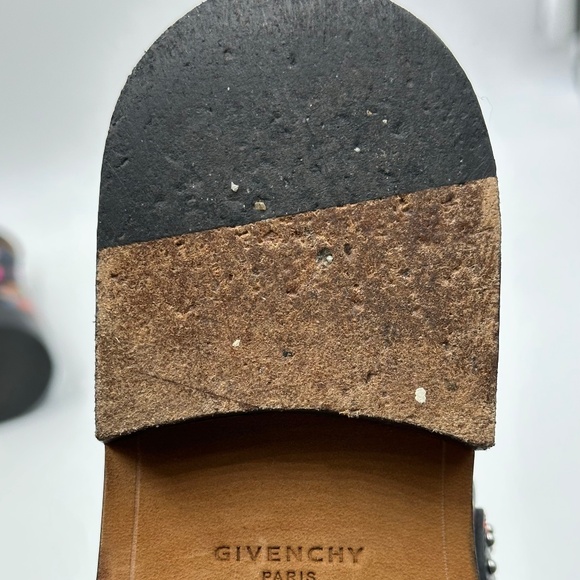 Givenchy Night Pansy Stud & Buckle Drop-Kickers WOMENS SZ 38.5 - Picture 14 of 15